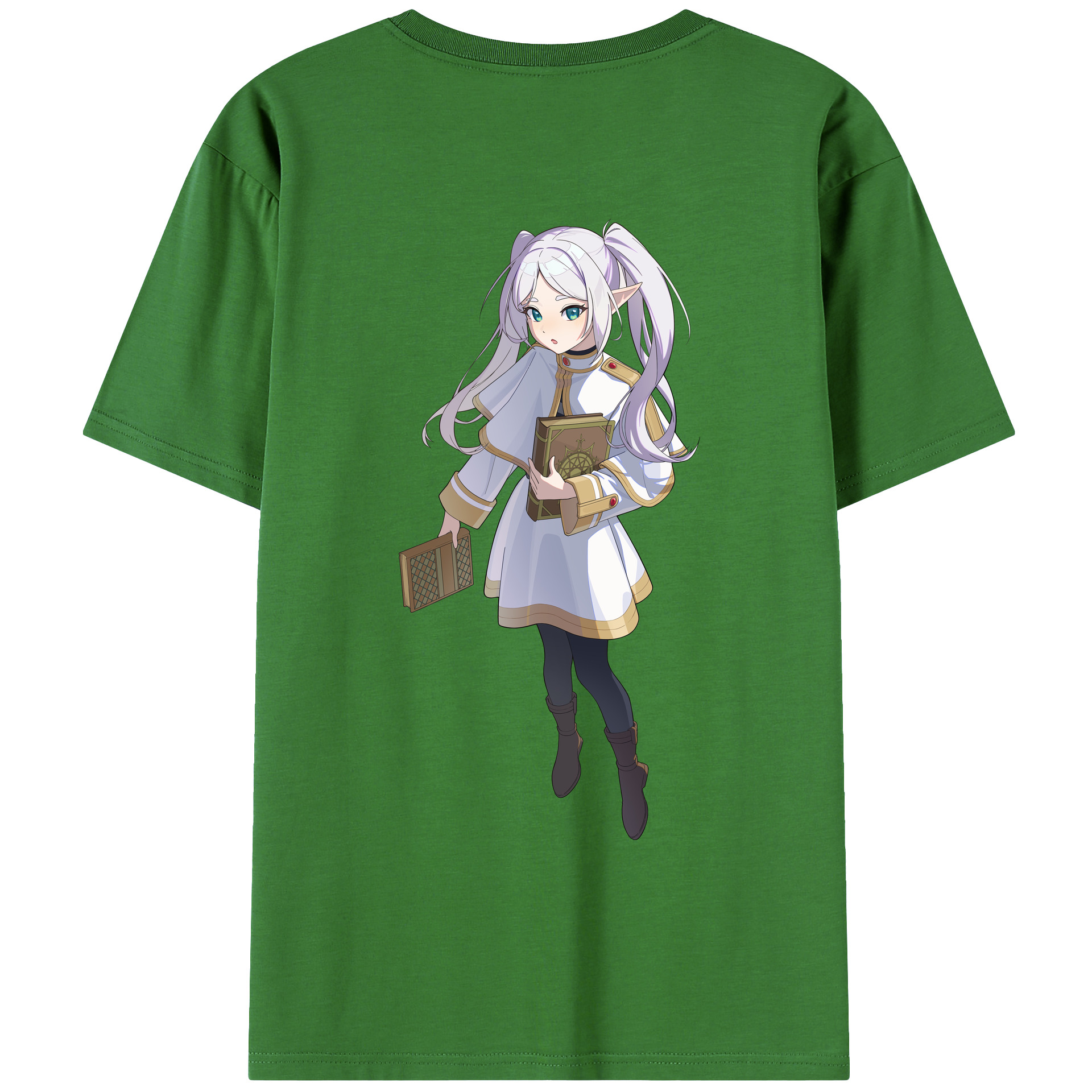 （画像用） 葬送のフリーレン Frieren レディース半袖Tシャツ(バックプリント)